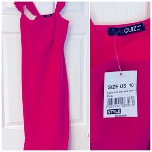 NWT Pink Quiz Dress 10